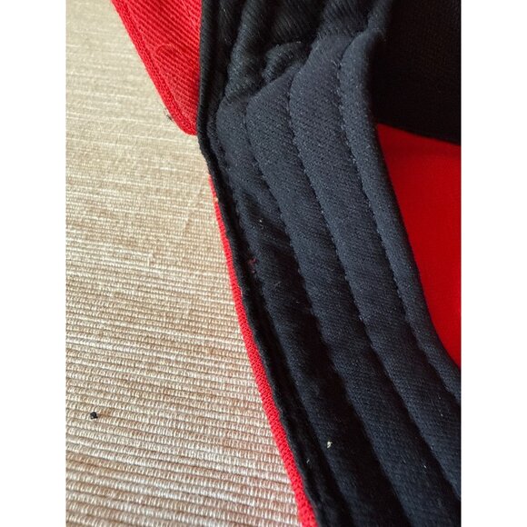 Nike Red & Black Swoosh Elastic One Size Hat Golf Classic 99 - Picture 16 of 16